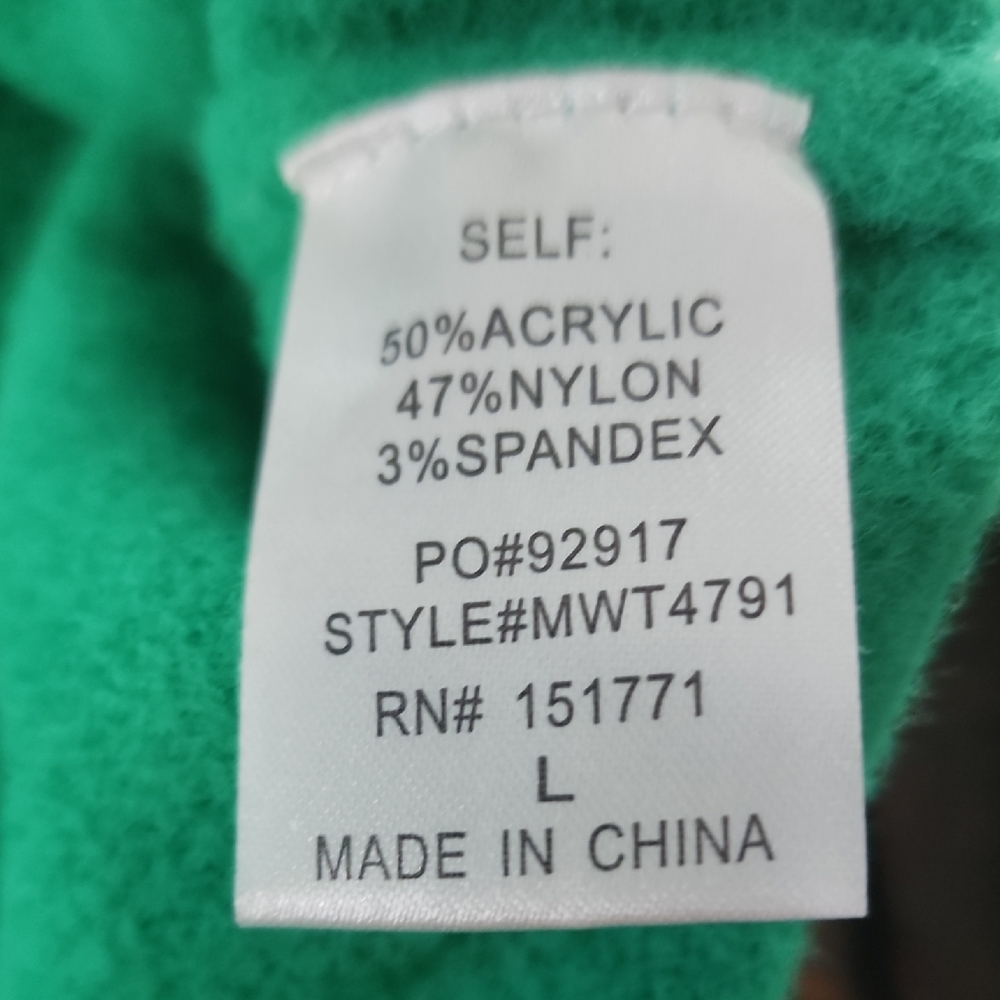 Le Lis Vibrant Green Crew Neck Sweater - Picture 6 of 7